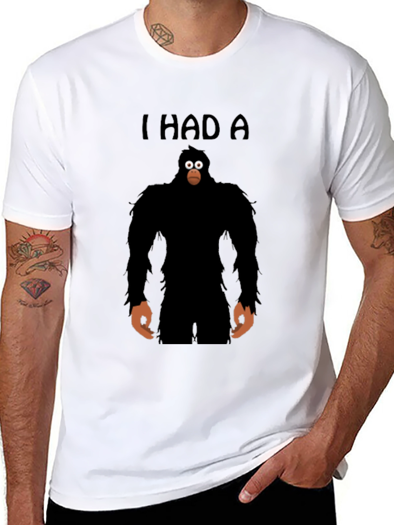 I Had A Sasquatch T-Shirt - Funny Bigfoot Tee