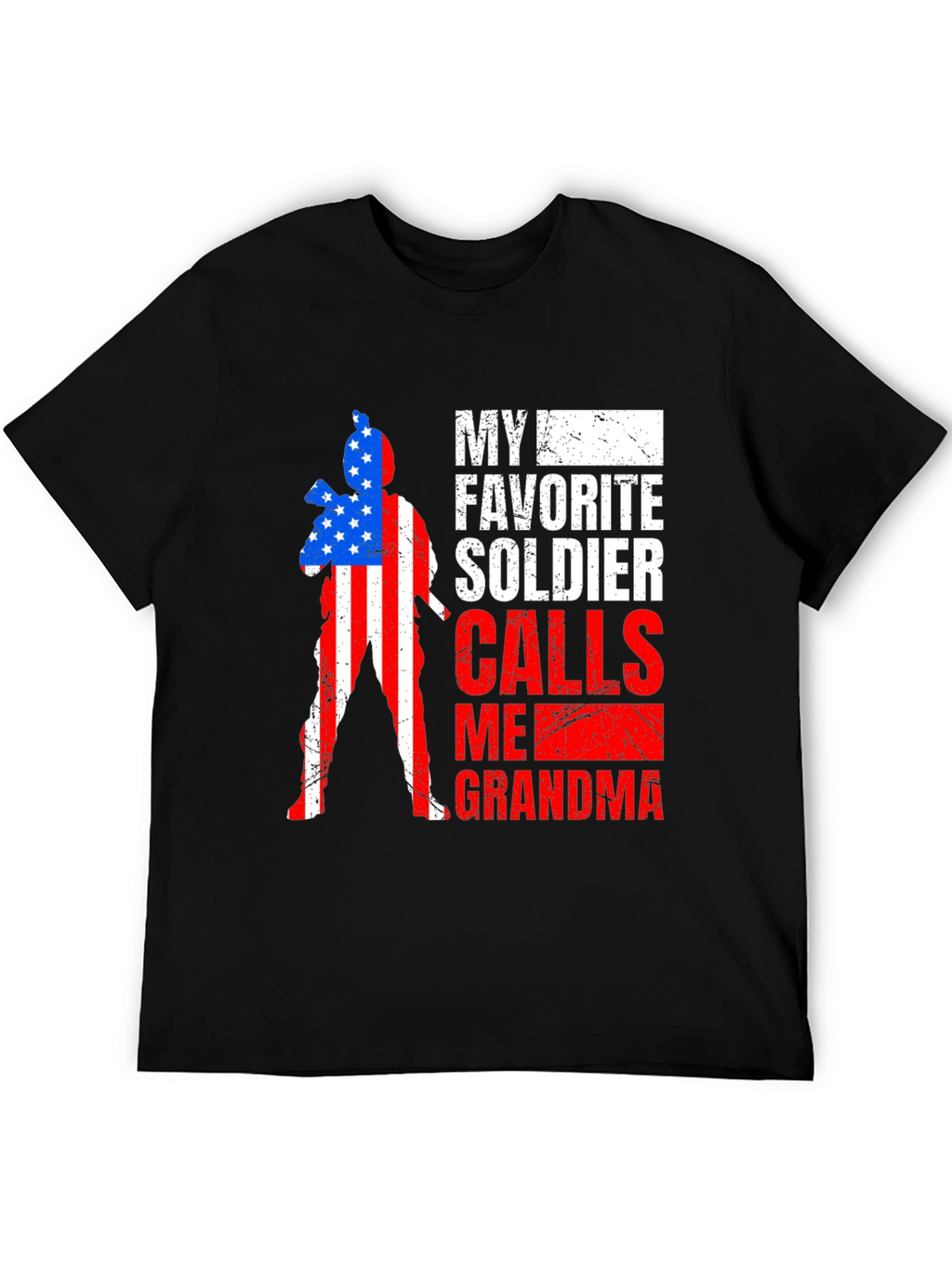 My Favorite Soldier Grandma Patriotic T-Shirt