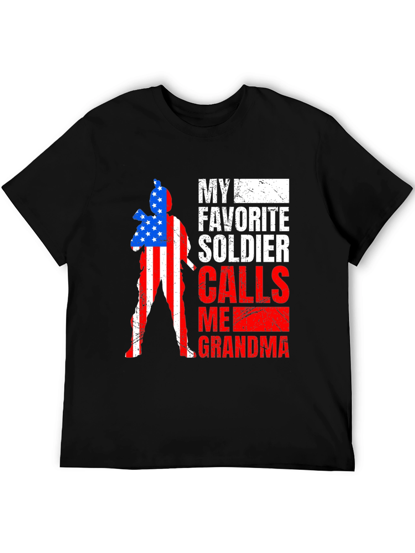 My Favorite Soldier Grandma Patriotic T-Shirt