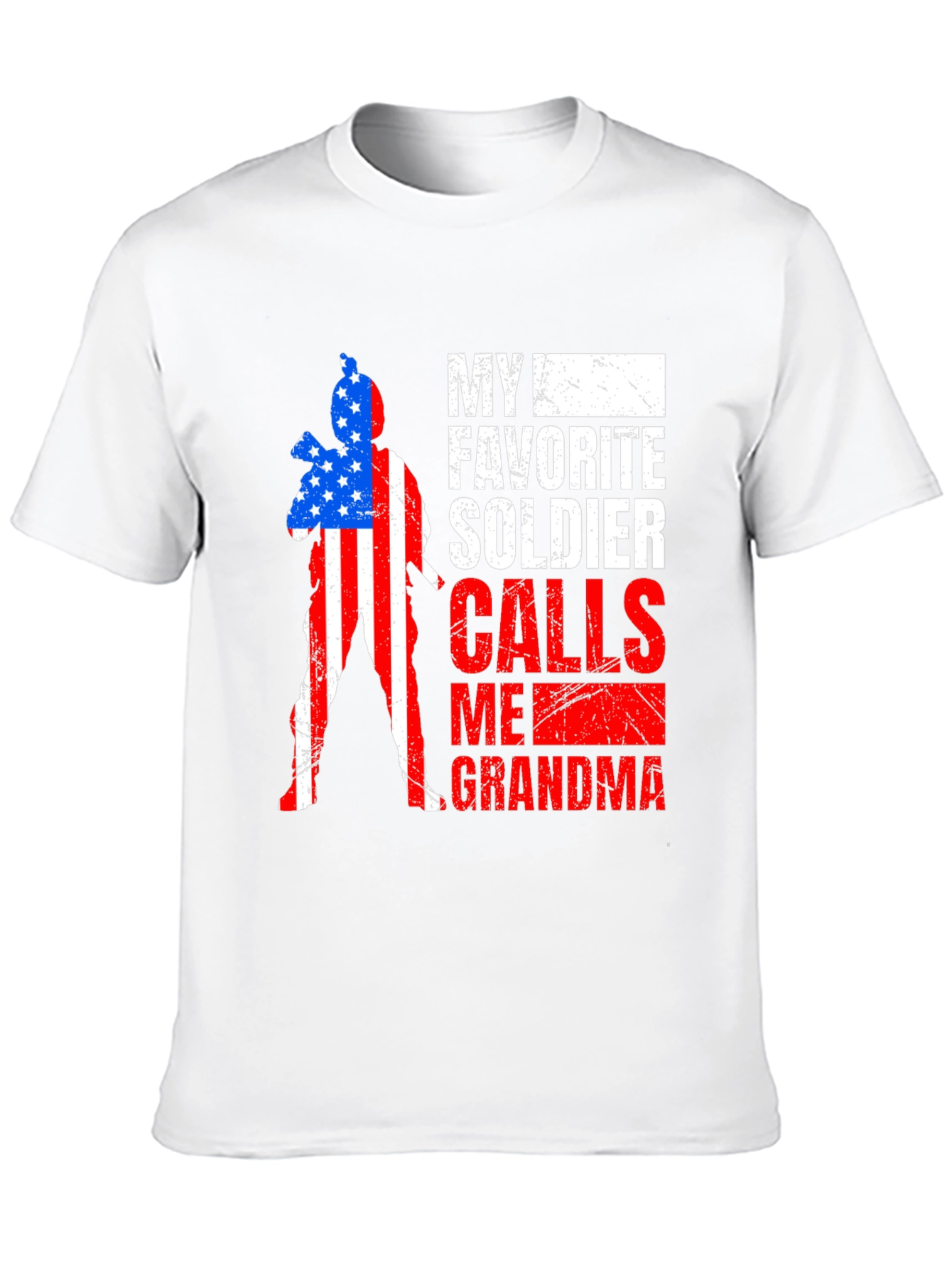 My Favorite Soldier Grandma Patriotic T-Shirt
