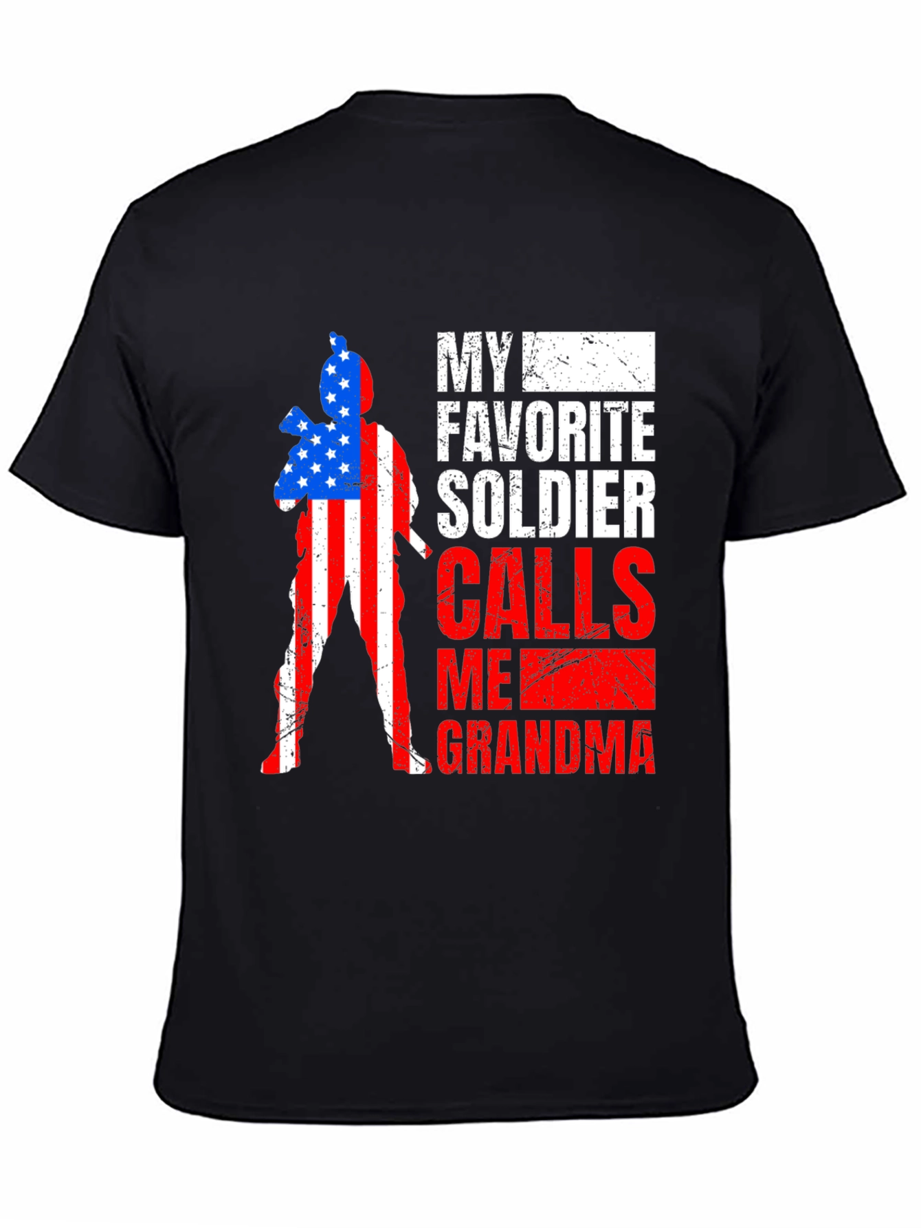 My Favorite Soldier Grandma Patriotic T-Shirt