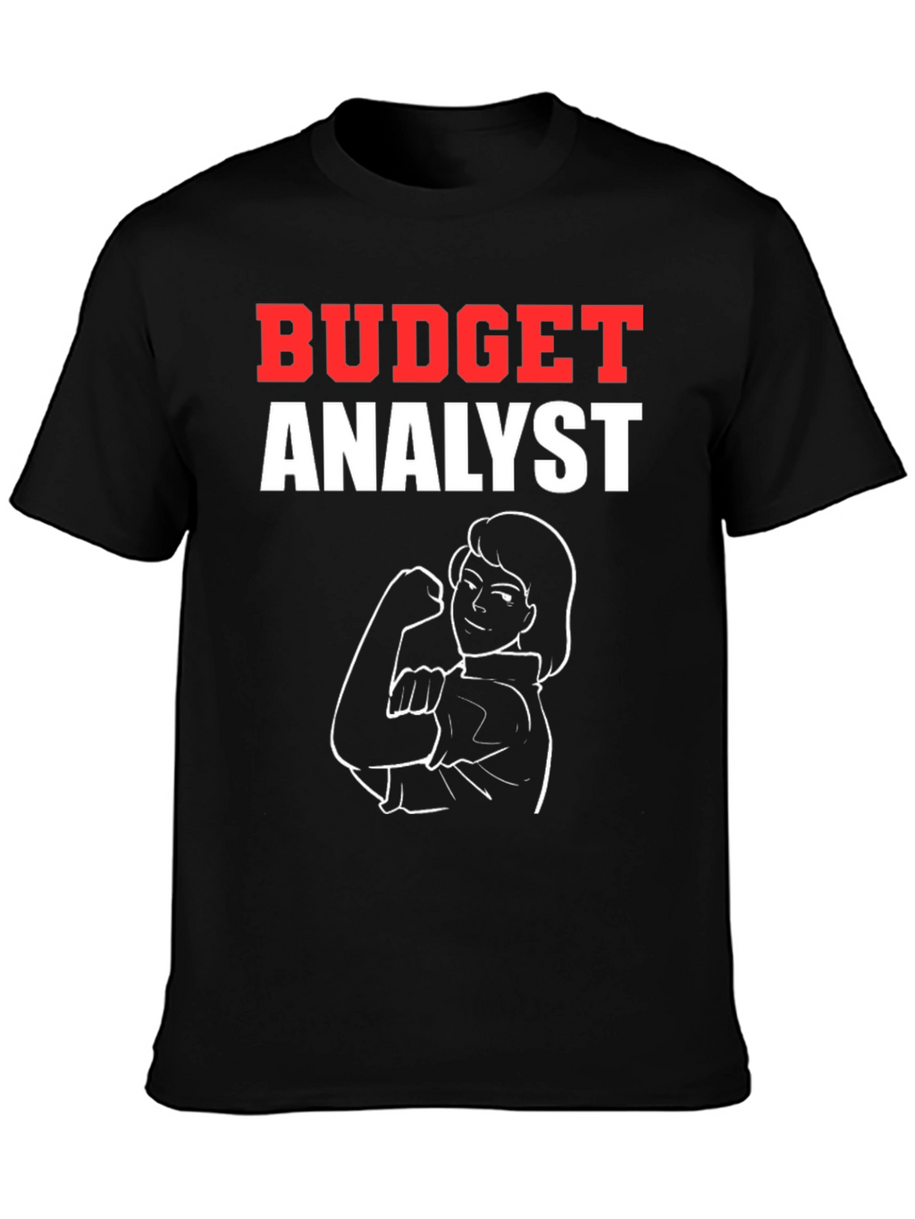 Budget Analyst Rosie the Riveter Graphic T-Shirt