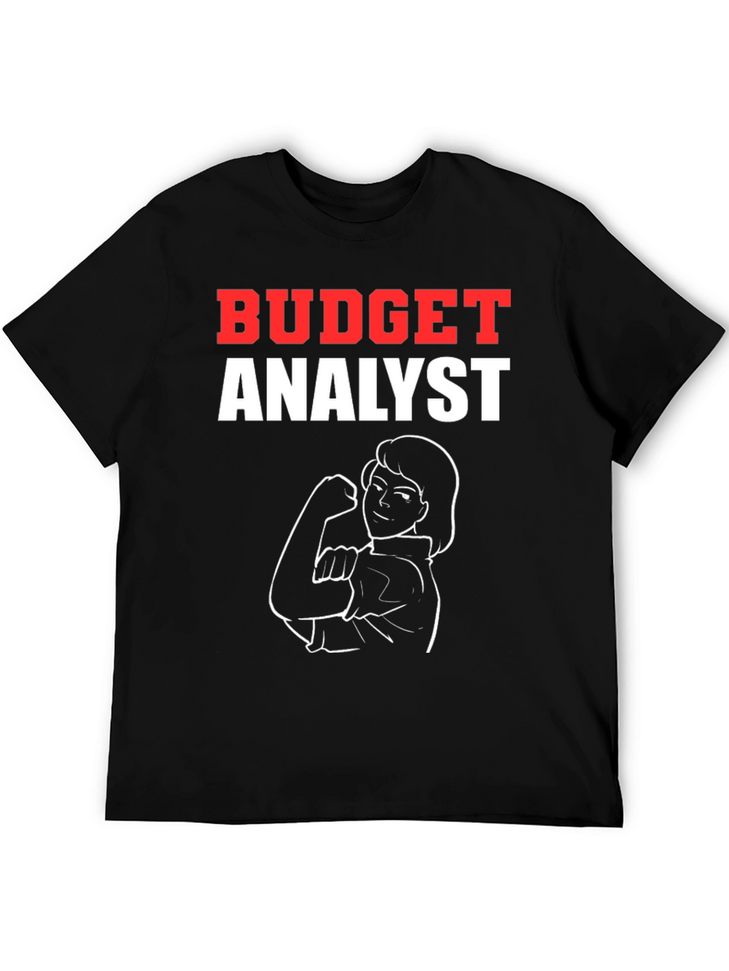 Budget Analyst Rosie the Riveter Graphic T-Shirt