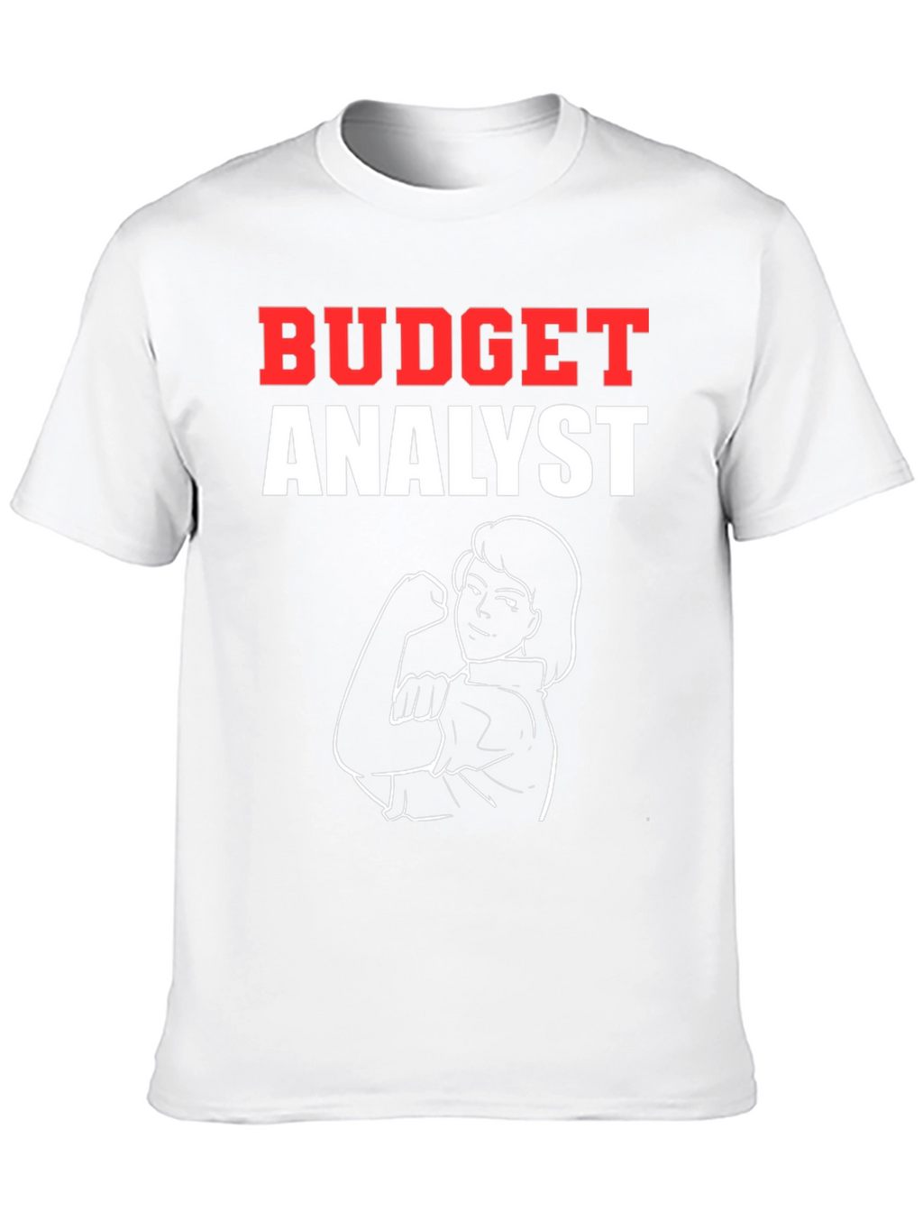 Budget Analyst Rosie the Riveter Graphic T-Shirt