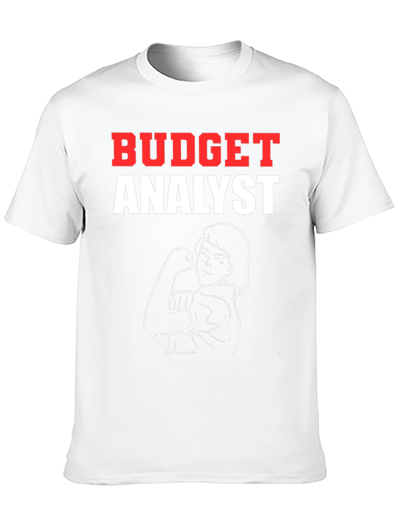 Budget Analyst Rosie the Riveter Graphic T-Shirt