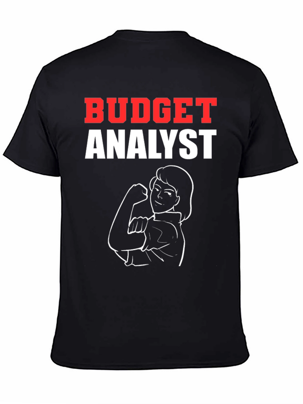 Budget Analyst Rosie the Riveter Graphic T-Shirt