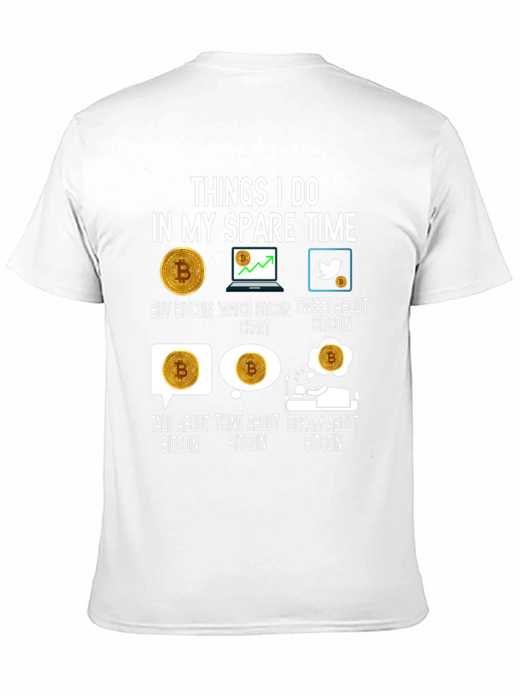 Bitcoin Lover T-Shirt - Crypto Spare Time Activities Tee