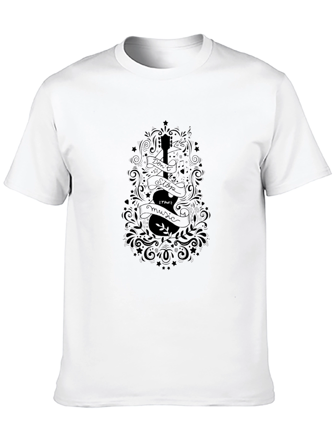 Dont Stop The Music Black T-Shirt