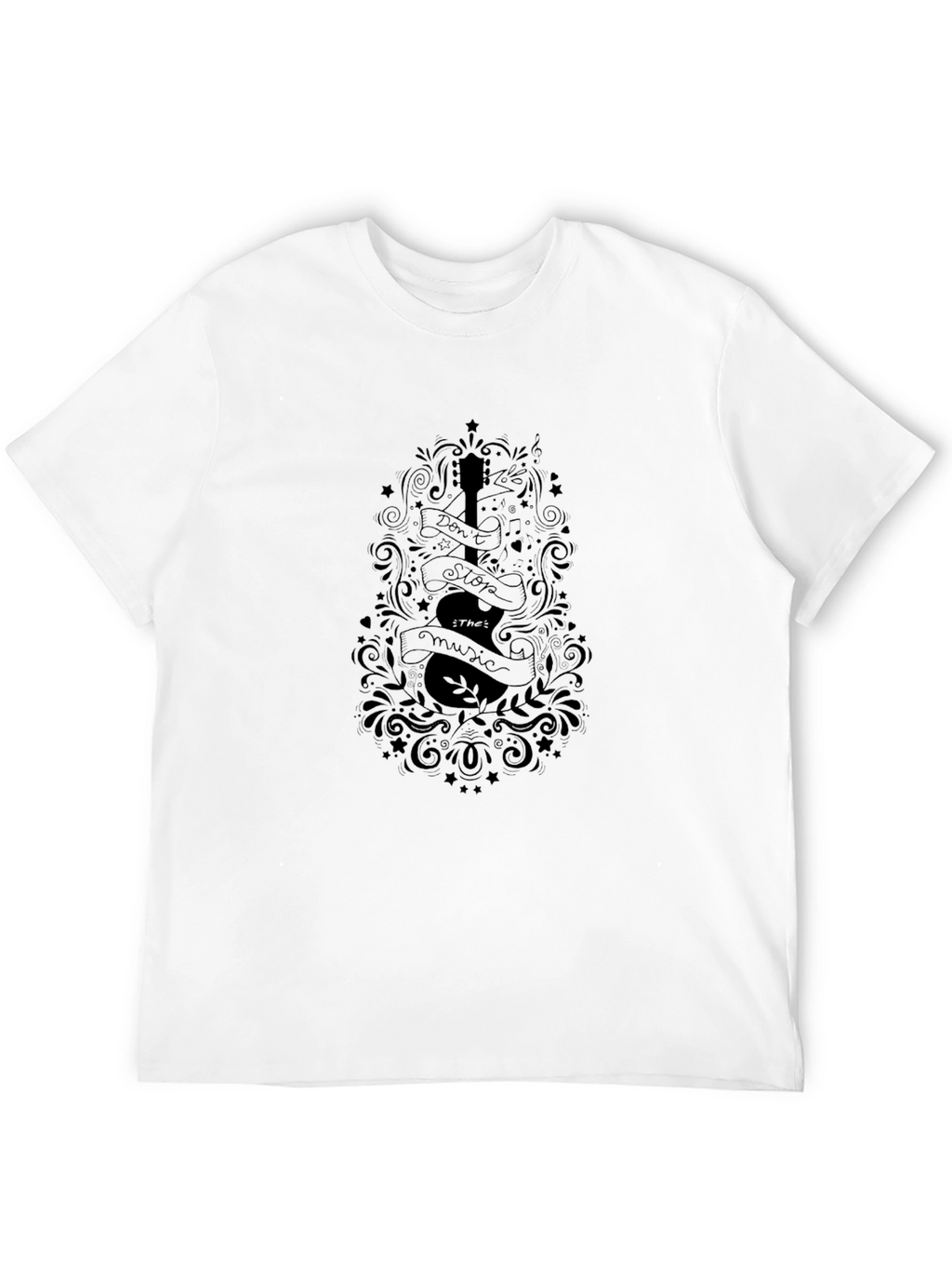 Dont Stop The Music Black T-Shirt