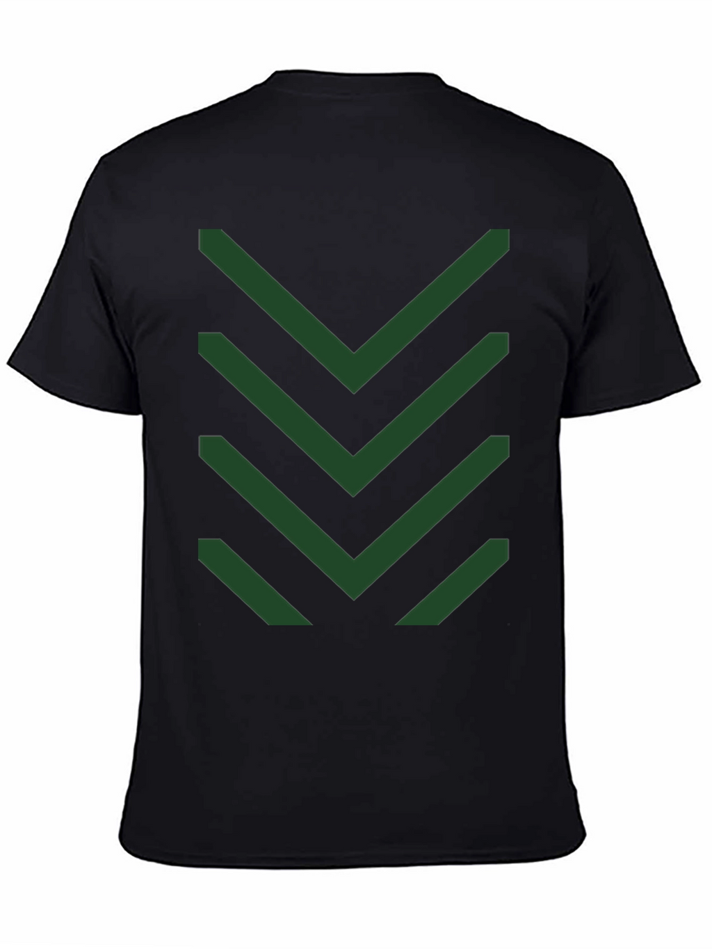 Chevron Pattern Tee - Modern Geometric Design