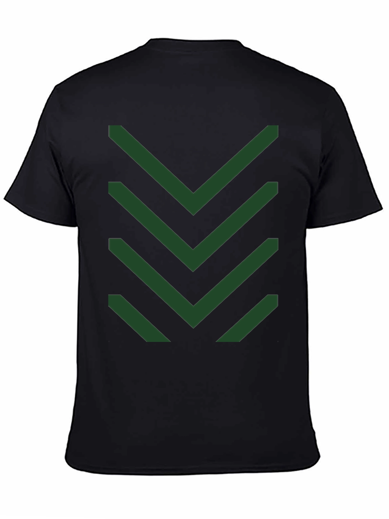 Chevron Pattern Tee - Modern Geometric Design