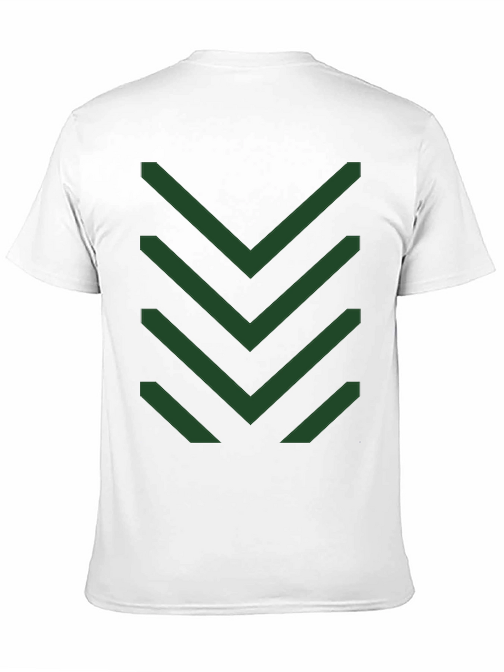 Chevron Pattern Tee - Modern Geometric Design