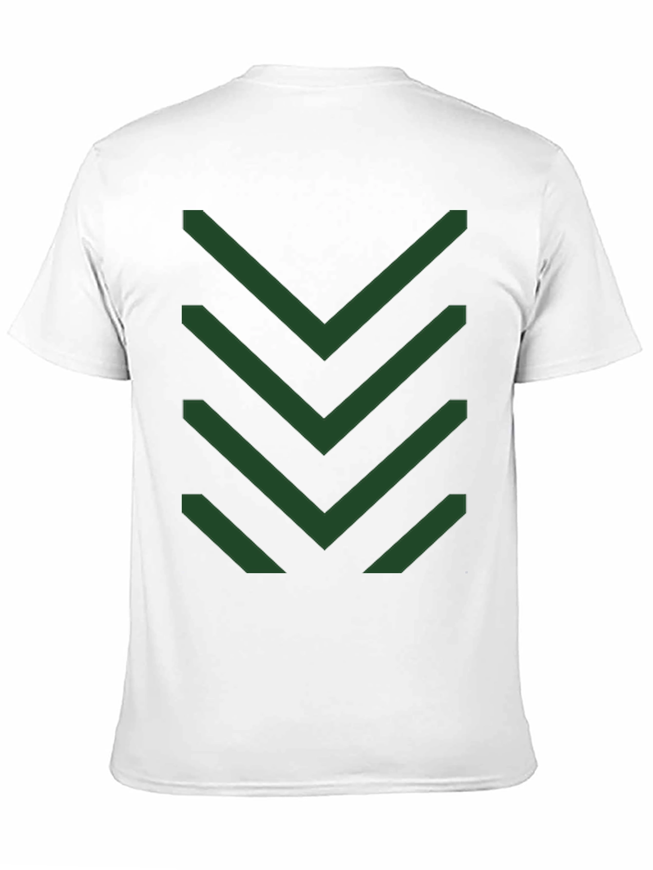 Chevron Pattern Tee - Modern Geometric Design