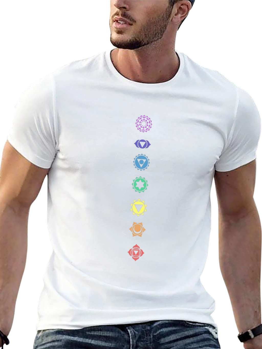 Chakra Symbol T-Shirt - Spiritual Graphic Tee