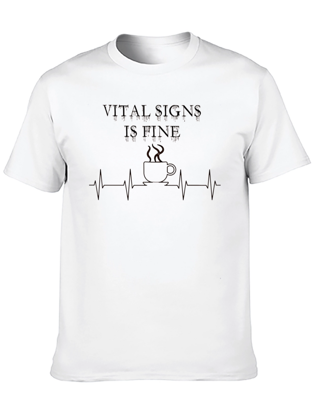 Vital Signs Coffee T-Shirt