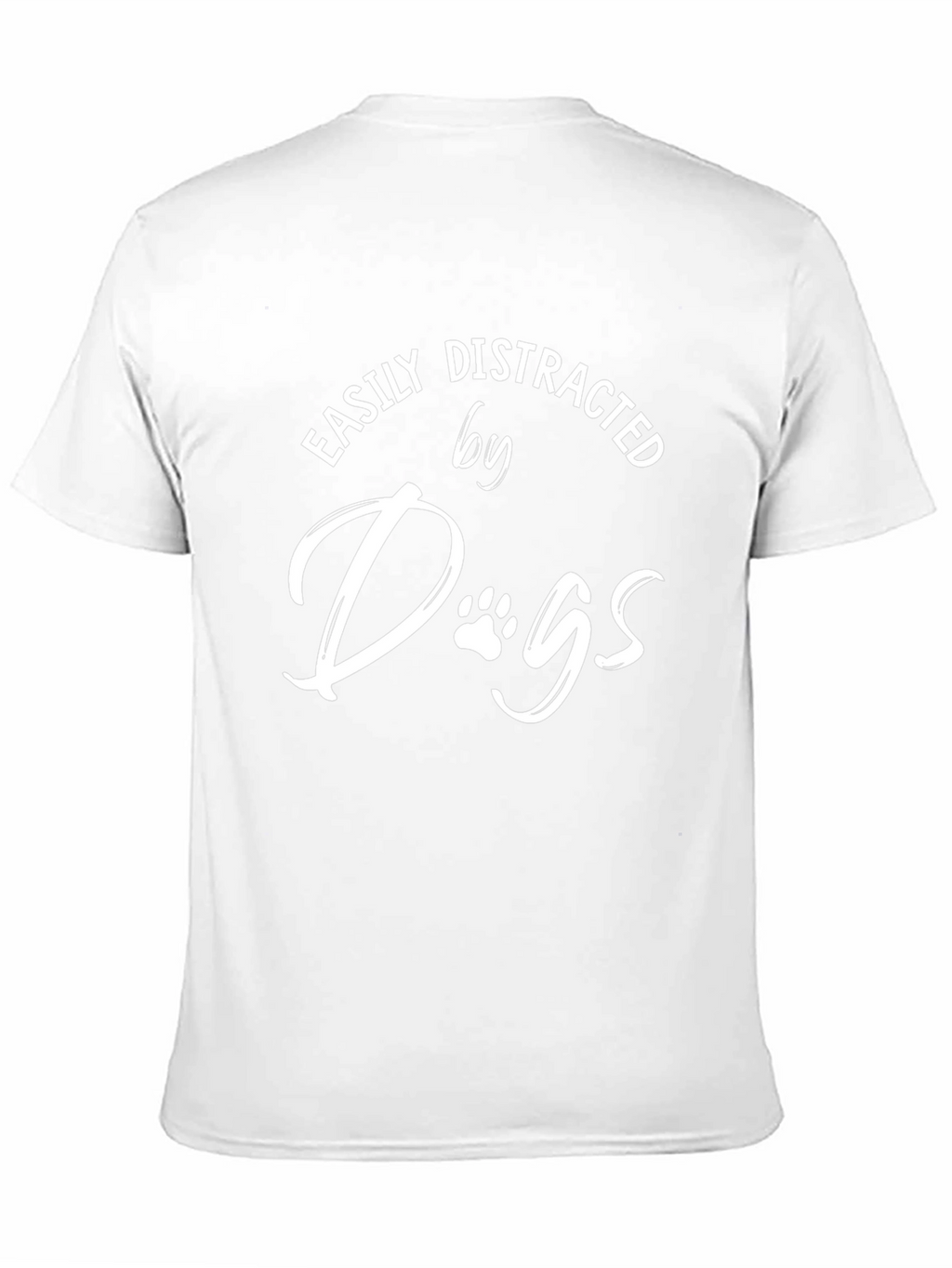 Easily Distracted By Dogs Black Graphic Tee