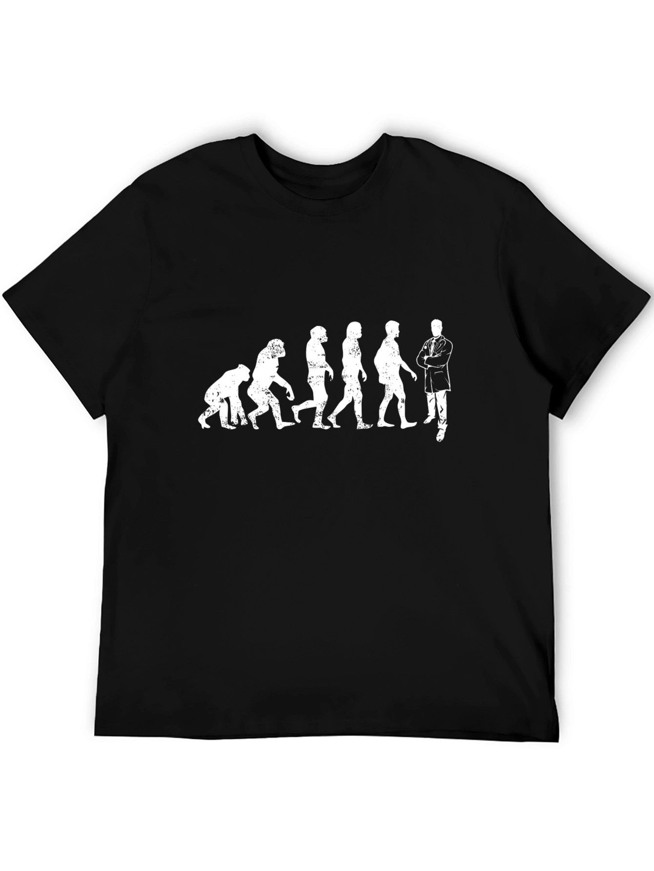 Evolution of Doctor T-Shirt - Black