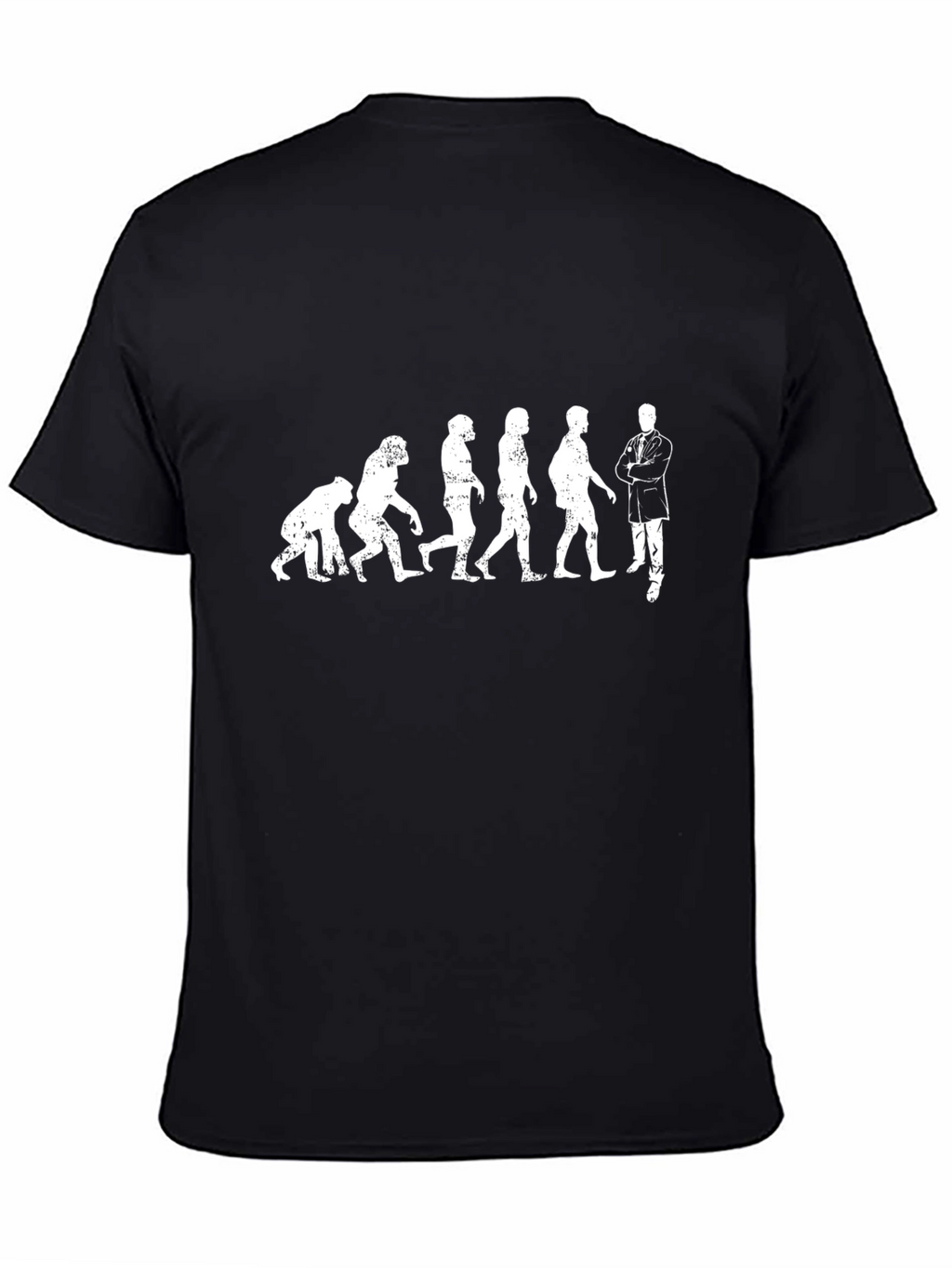 Evolution of Doctor T-Shirt - Black