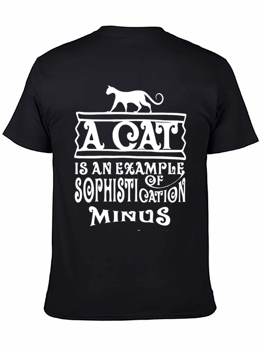 Funny Cat Sophistication T-Shirt