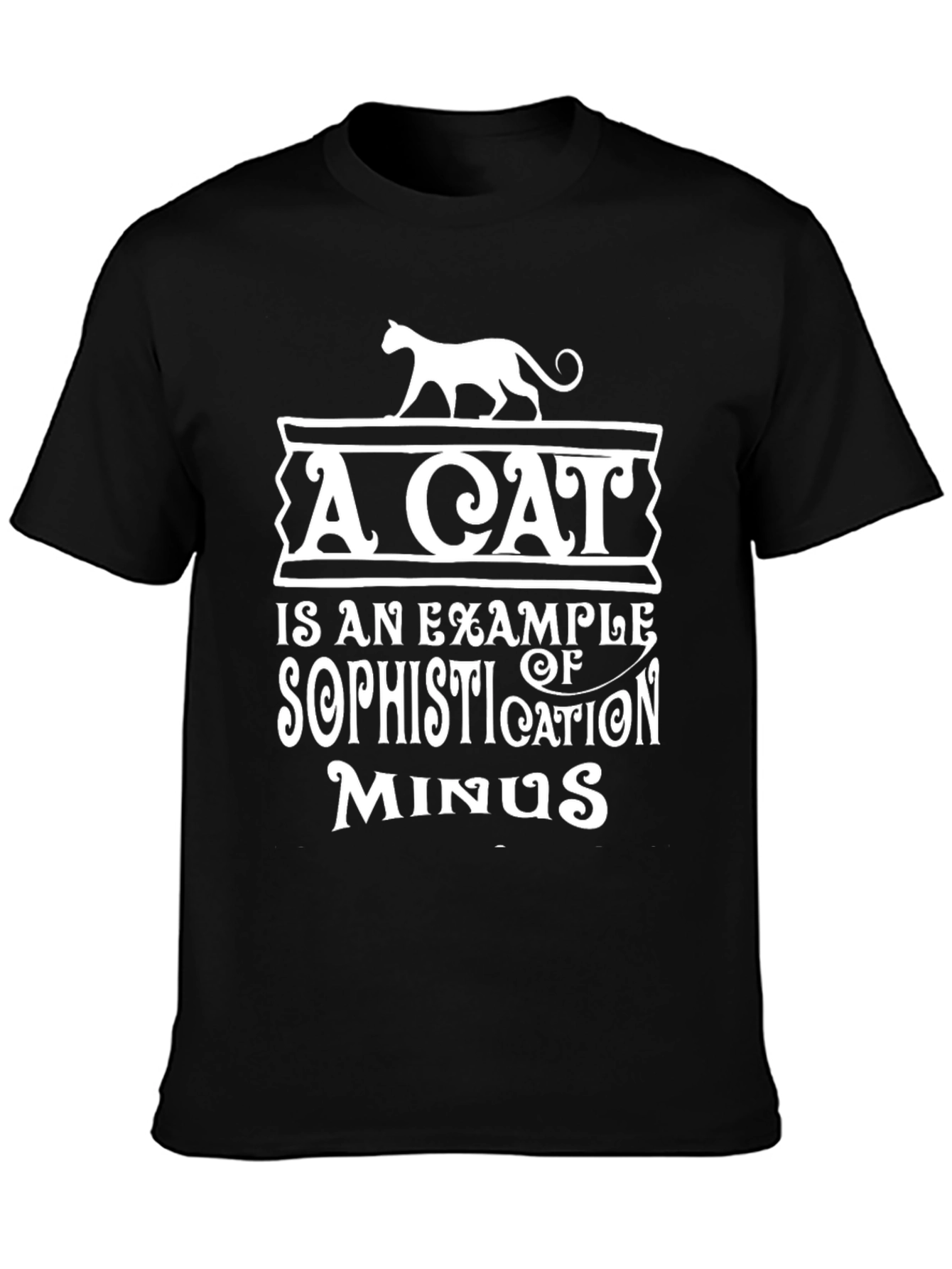 Funny Cat Sophistication T-Shirt