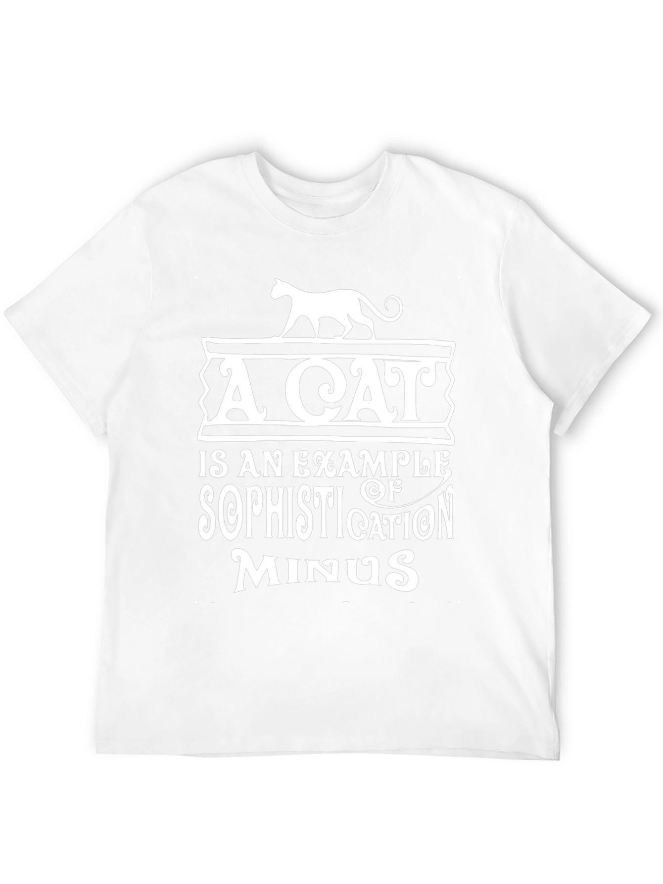 Funny Cat Sophistication T-Shirt