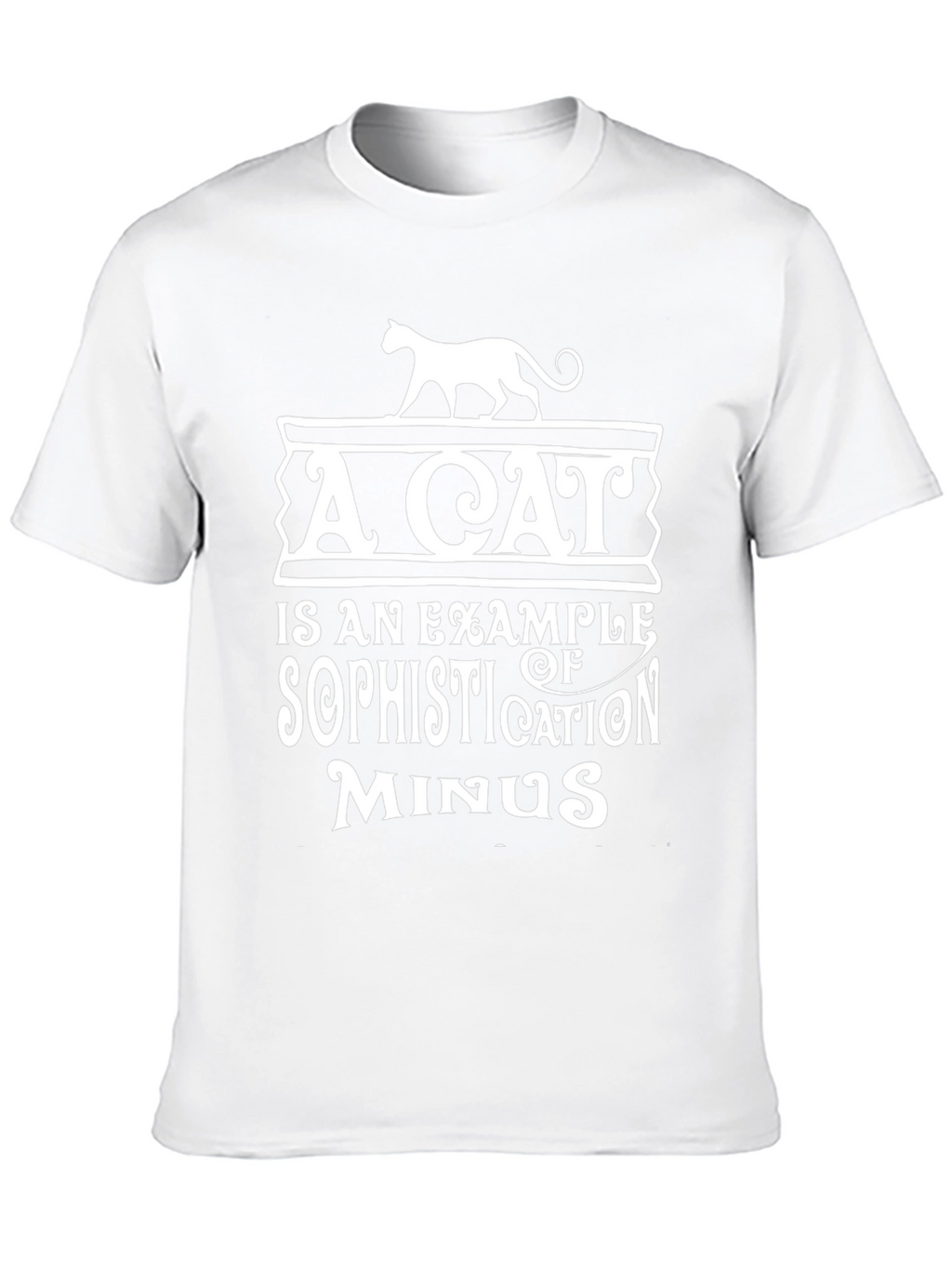 Funny Cat Sophistication T-Shirt