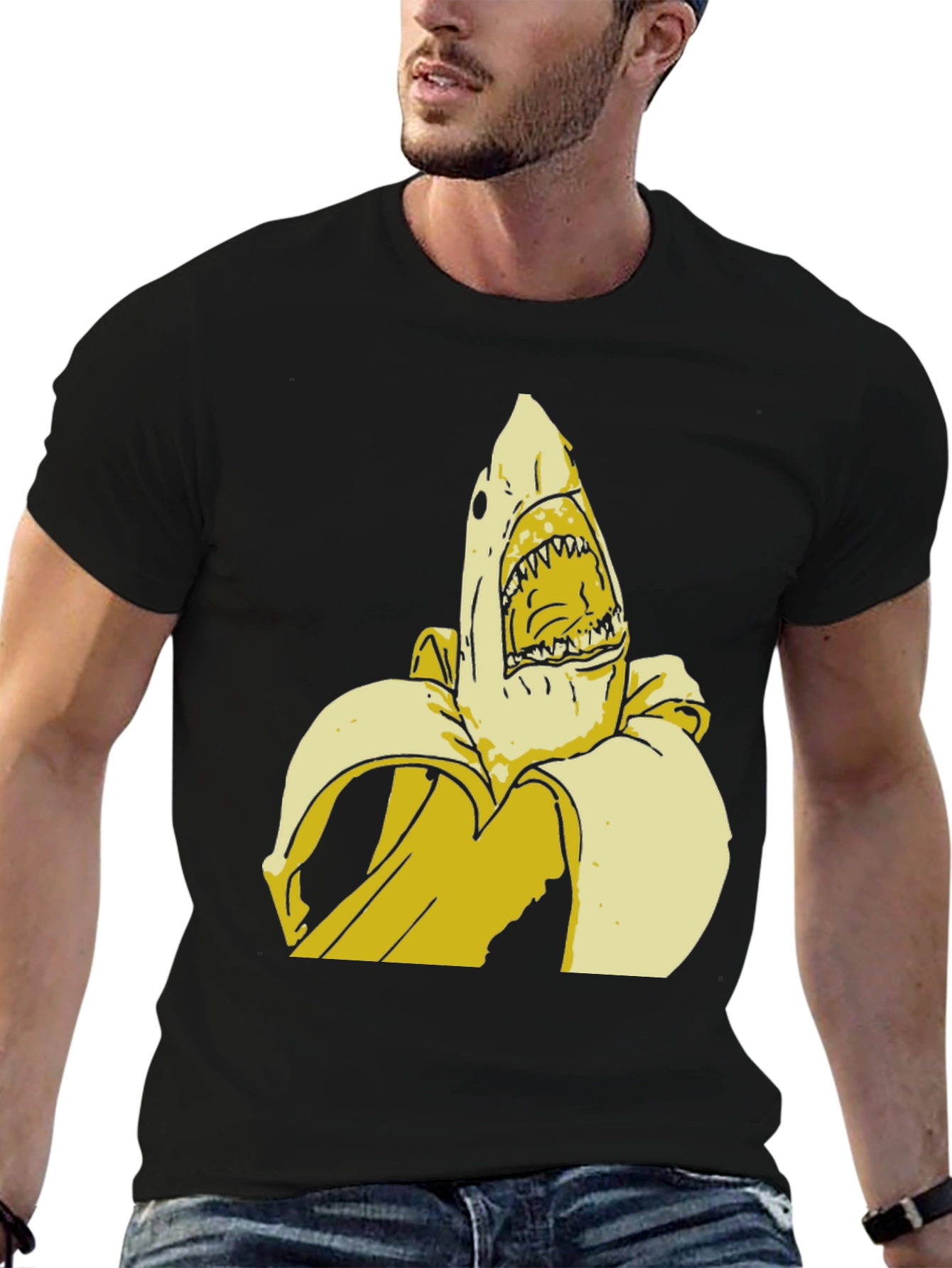 Banana Shark Graphic Tee
