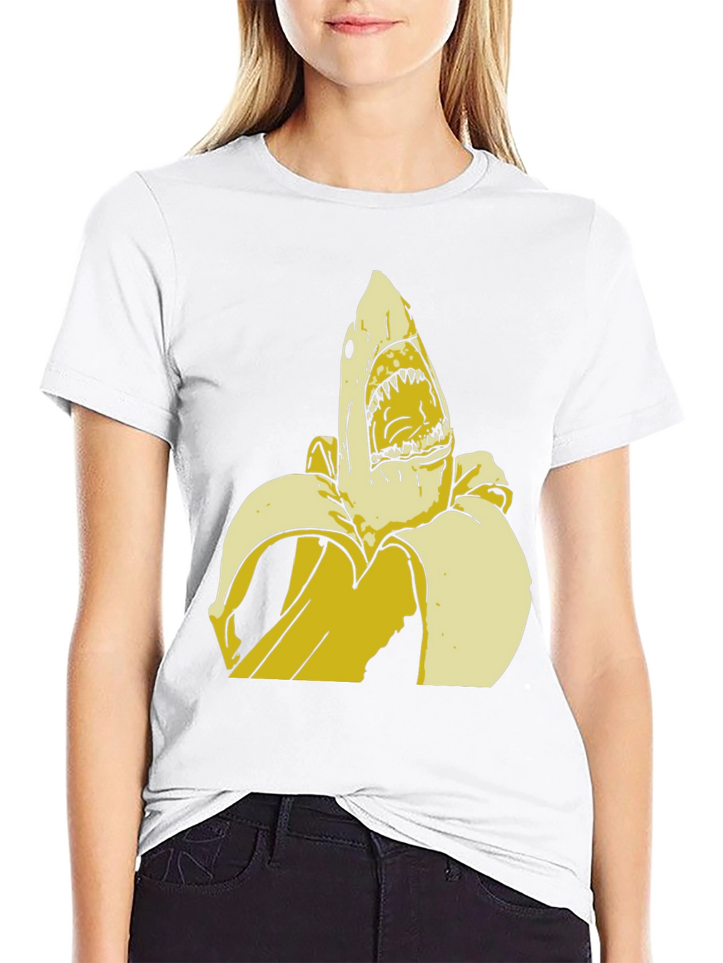 Banana Shark Graphic Tee