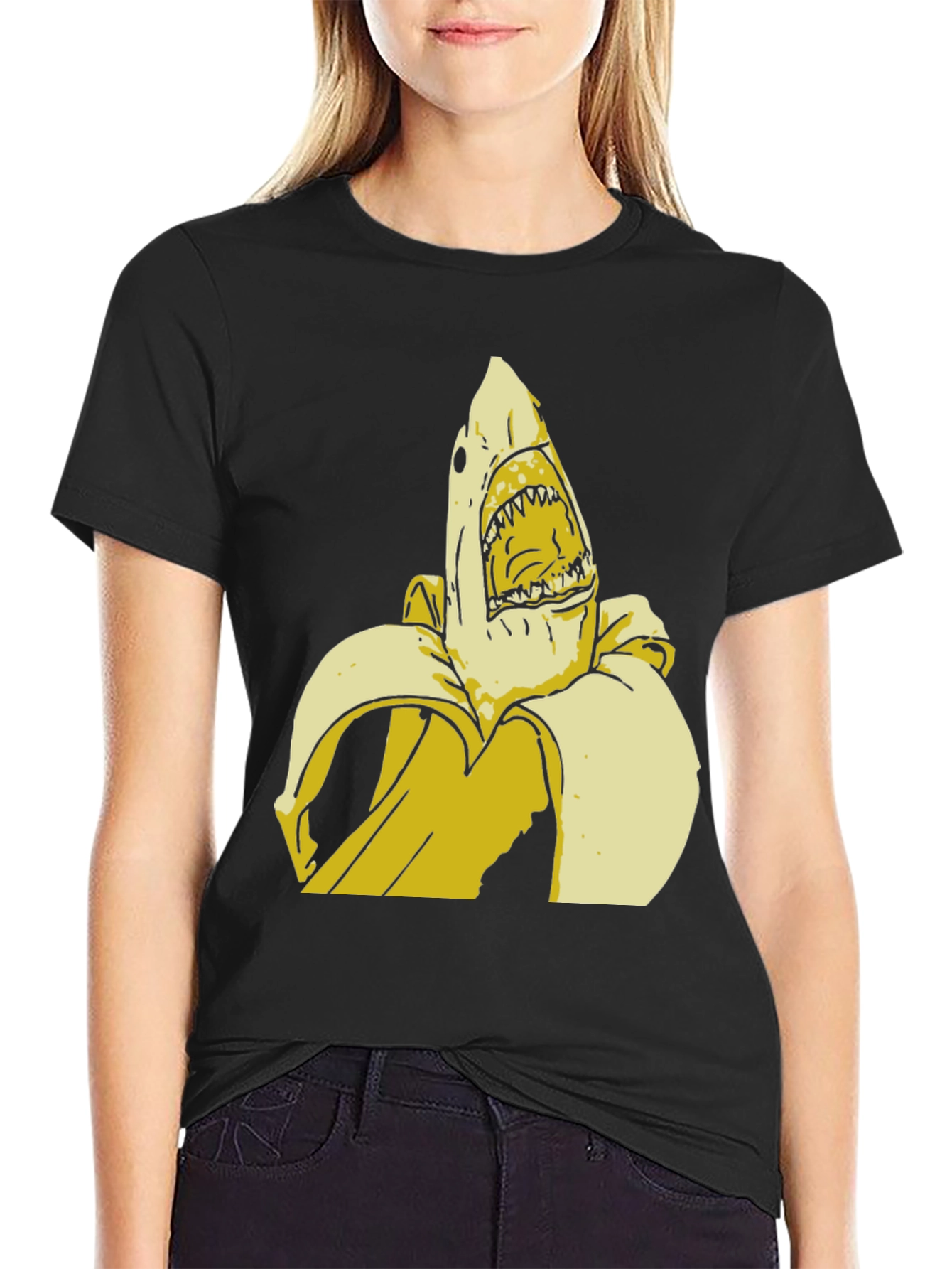 Banana Shark Graphic Tee