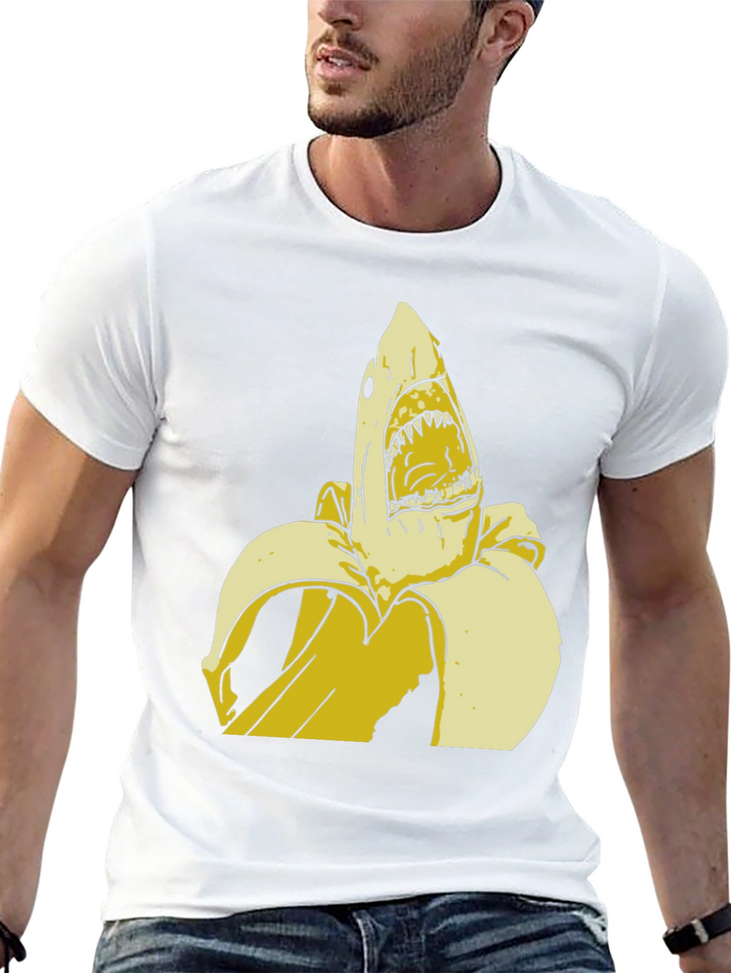Banana Shark Graphic Tee