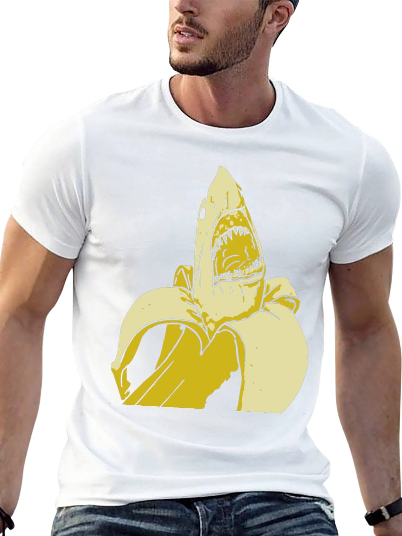 Banana Shark Graphic Tee