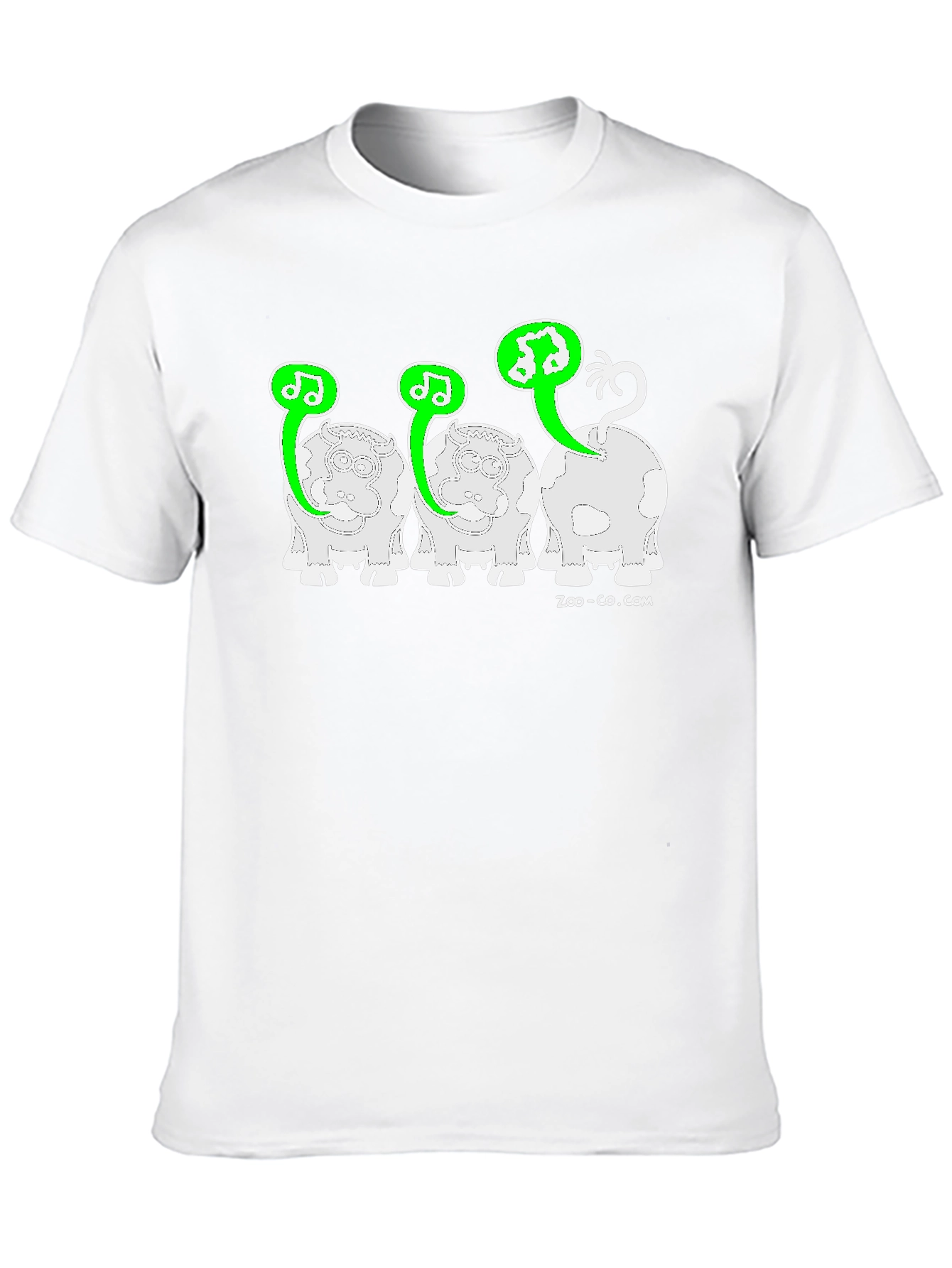 Musical Cow T-Shirt - Black Graphic Tee