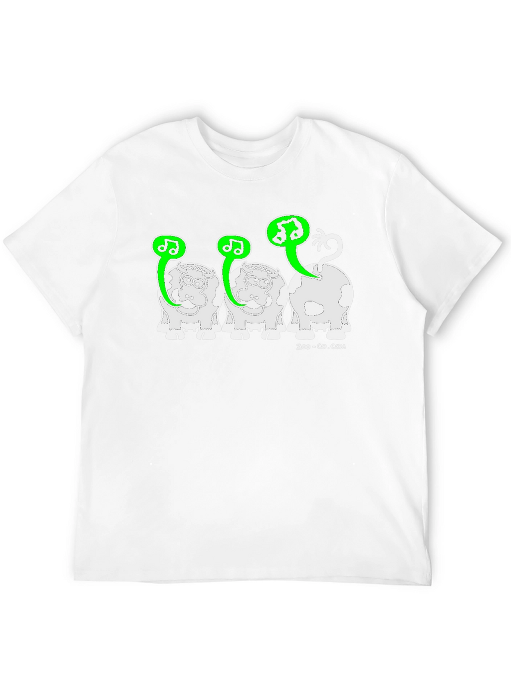 Musical Cow T-Shirt - Black Graphic Tee