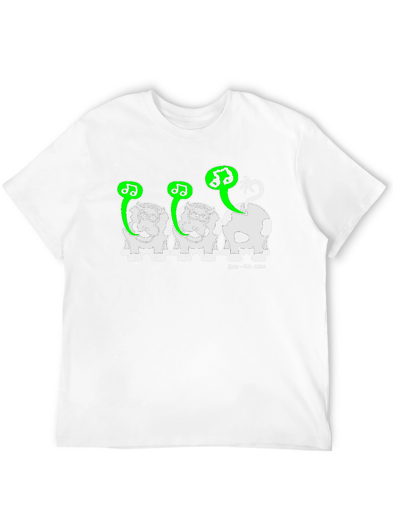 Musical Cow T-Shirt - Black Graphic Tee