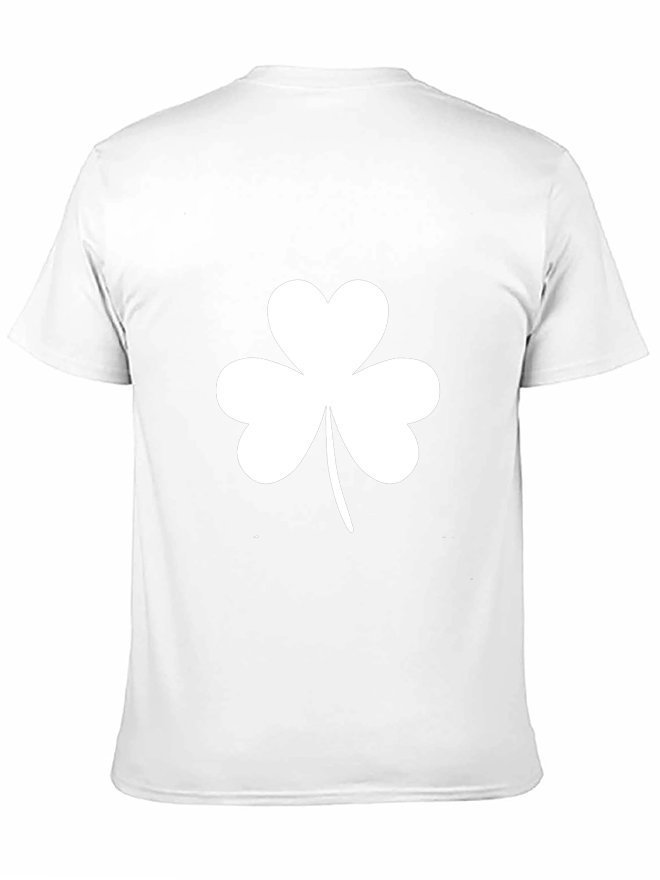 Shamrock T-Shirt - Black Cotton St. Patricks Day Tee