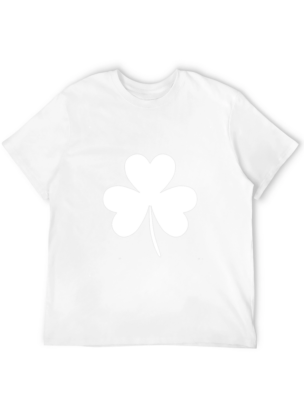 Shamrock T-Shirt - Black Cotton St. Patricks Day Tee