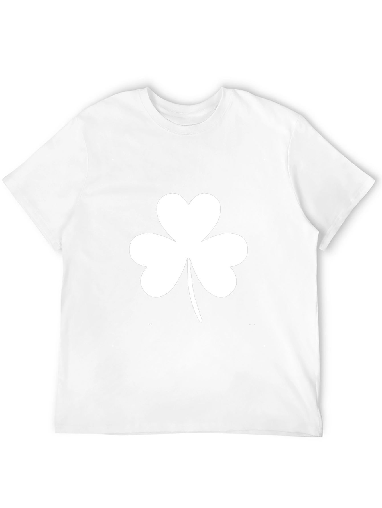 Shamrock T-Shirt - Black Cotton St. Patricks Day Tee