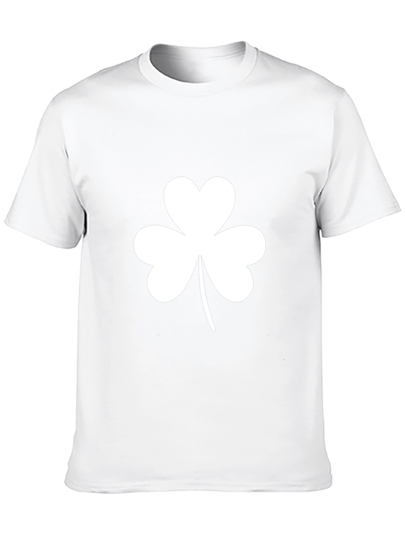 Shamrock T-Shirt - Black Cotton St. Patricks Day Tee
