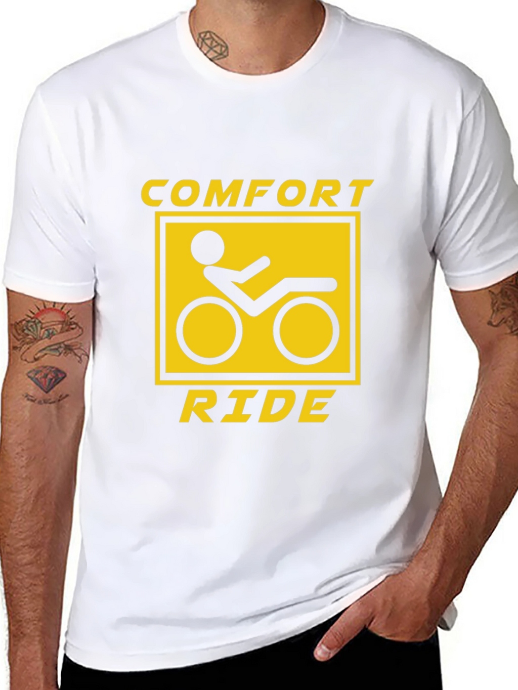 Comfort Ride Graphic T-Shirt - Relaxed Style