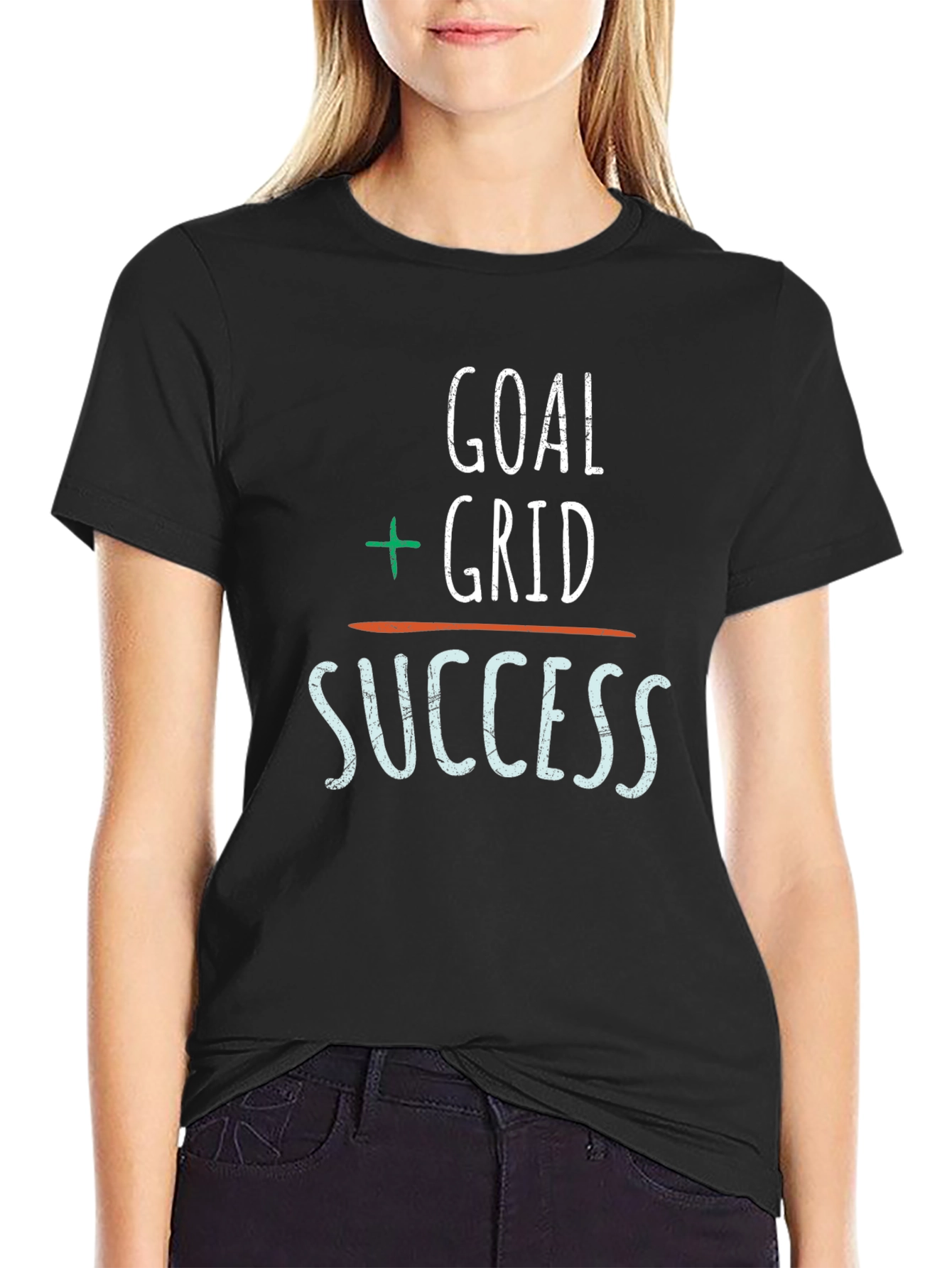 Goal Grid Success T-Shirt - Motivational Tee