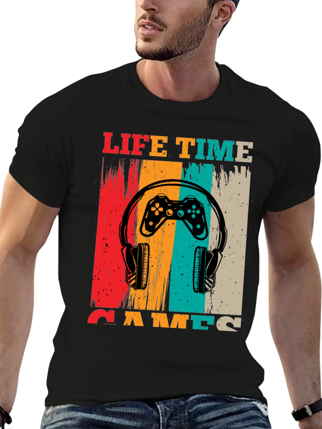 Retro Gamer T-Shirt - Life Time Games