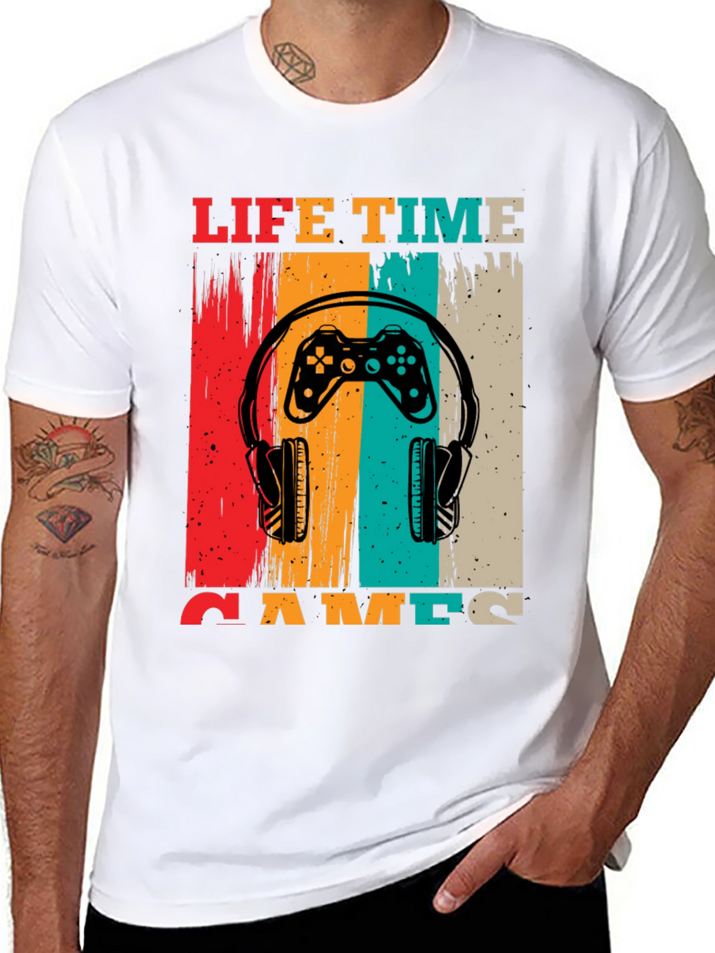 Retro Gamer T-Shirt - Life Time Games