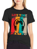 Retro Gamer T-Shirt - Life Time Games