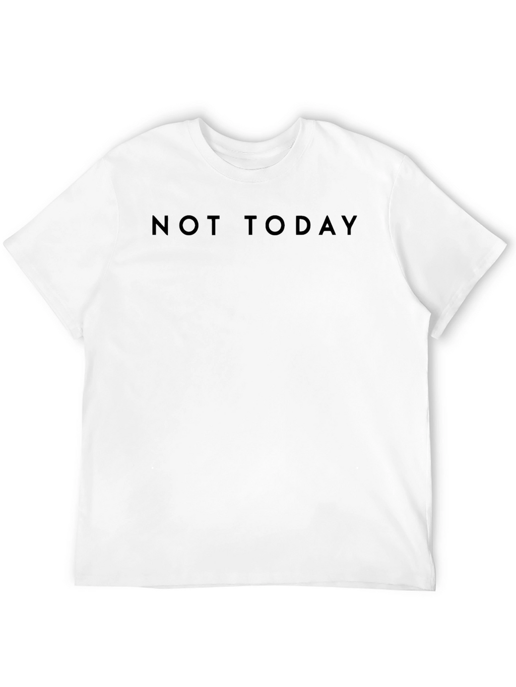 Not Today Graphic Tee - Mens Black T-Shirt