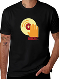 Retro Music T-Shirt - DJ Vinyl Graphic Tee