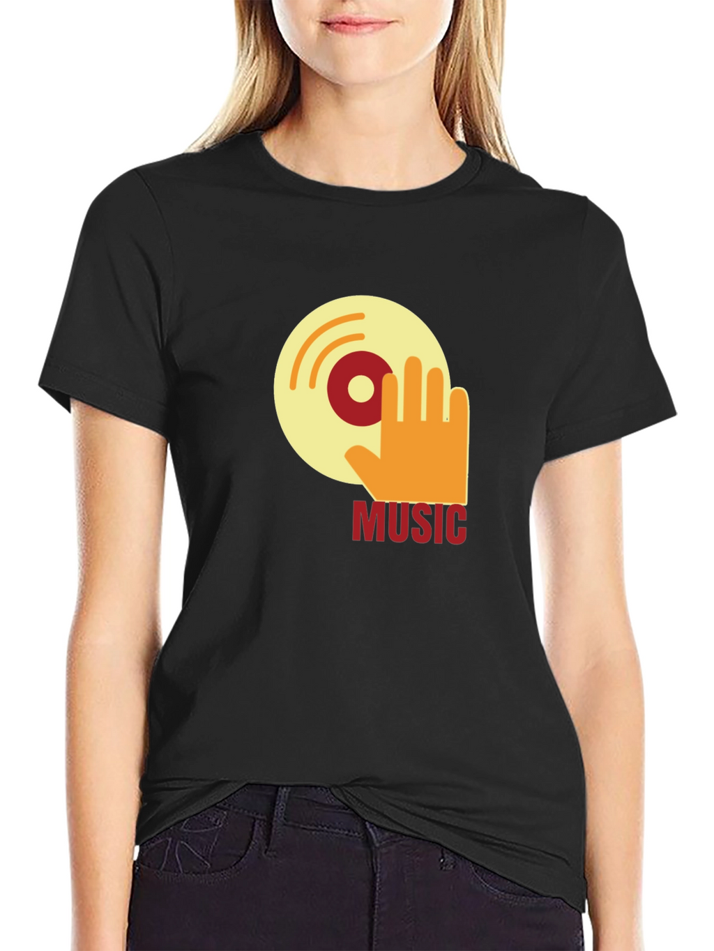 Retro Music T-Shirt - DJ Vinyl Graphic Tee