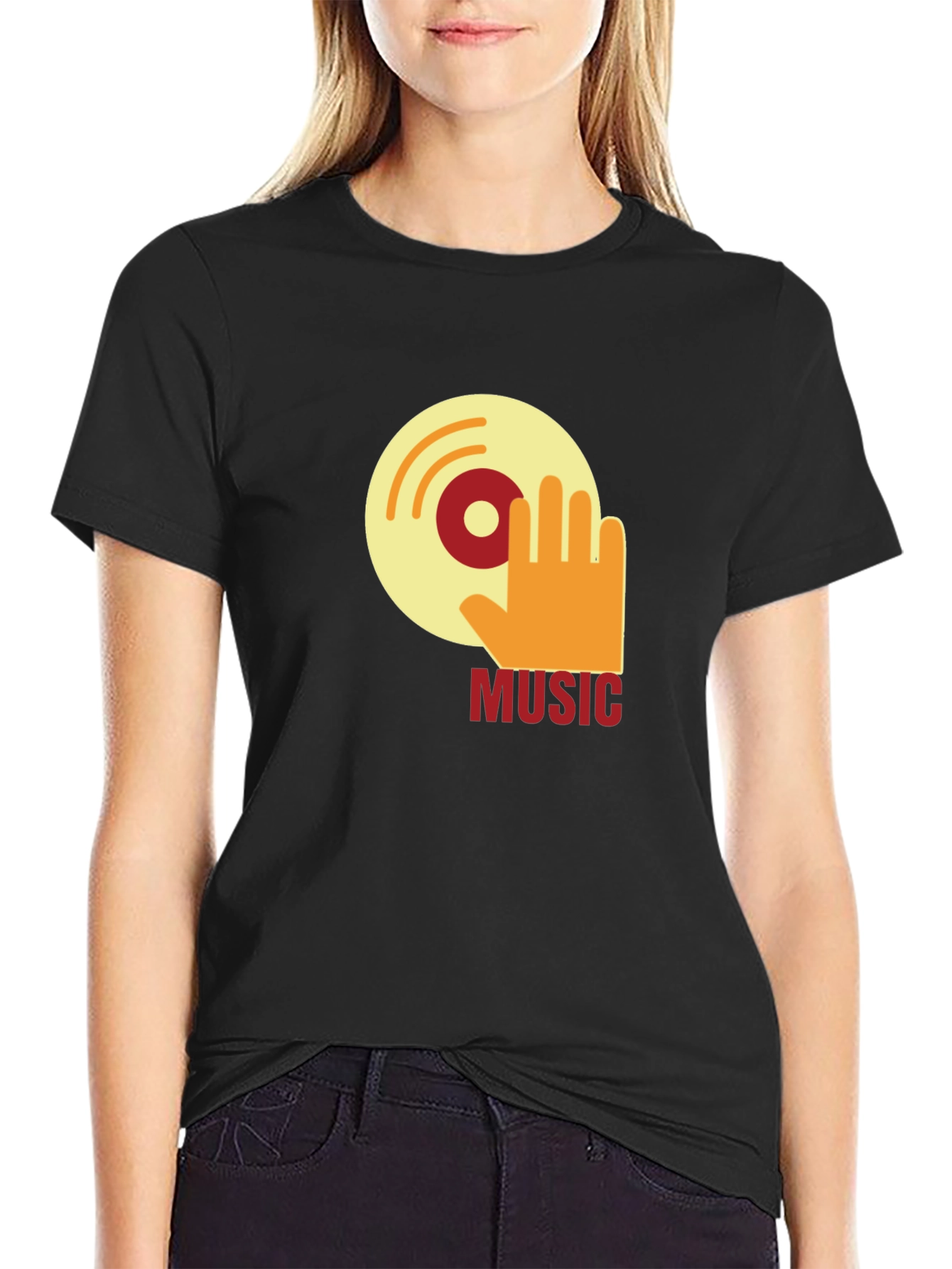 Retro Music T-Shirt - DJ Vinyl Graphic Tee