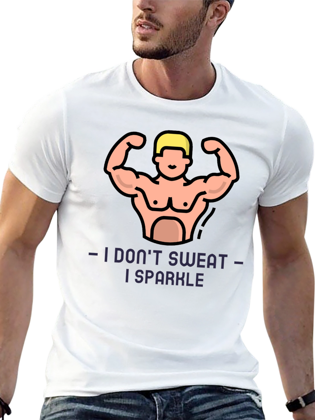 I Dont Sweat I Sparkle Fitness Graphic T-Shirt