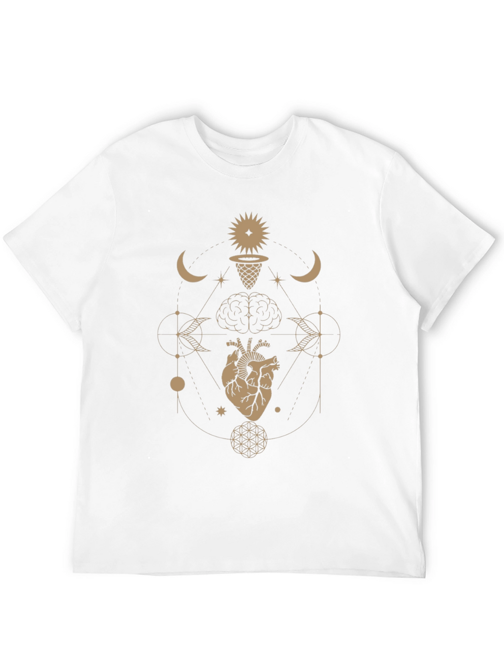 Esoteric Heart & Mind Graphic T-Shirt - Black