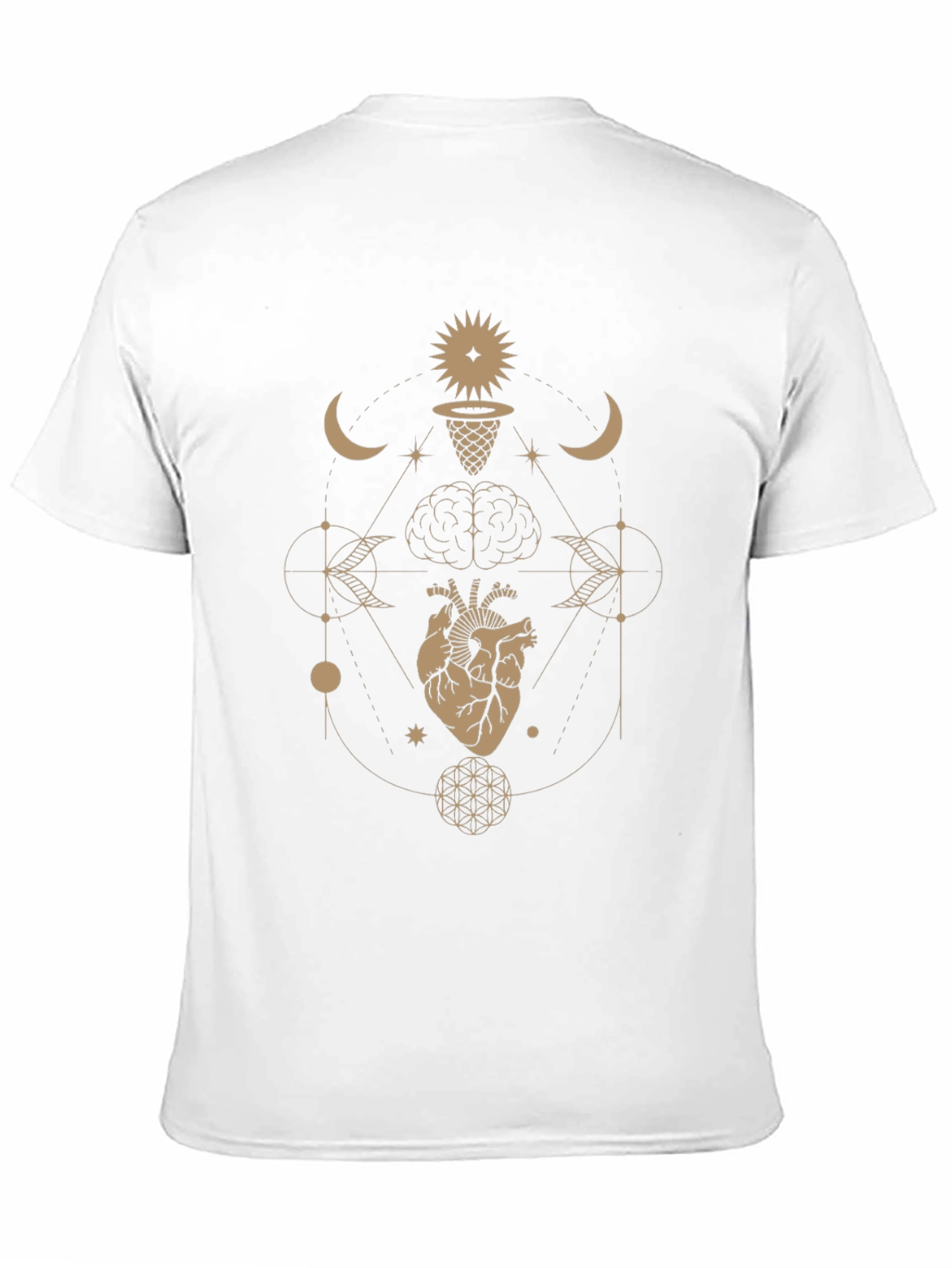 Esoteric Heart & Mind Graphic T-Shirt - Black
